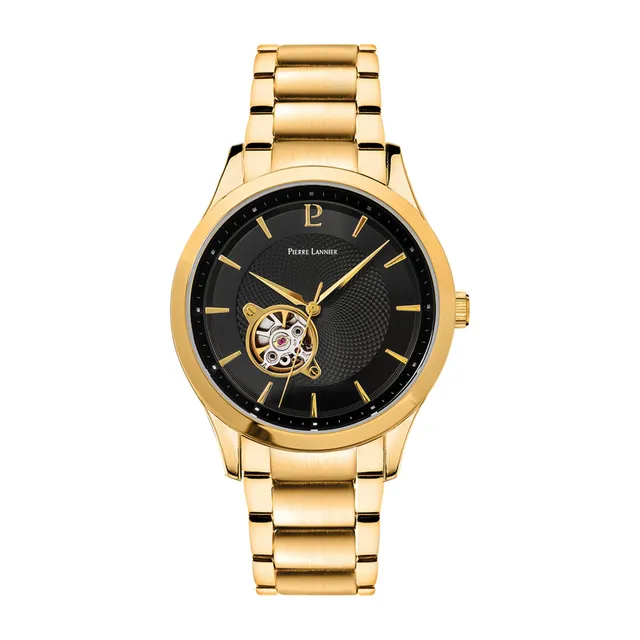 pierre-lannier-fleuret-montre-automatique-42-5-mm-acier-inoxydable-5-atm image 1