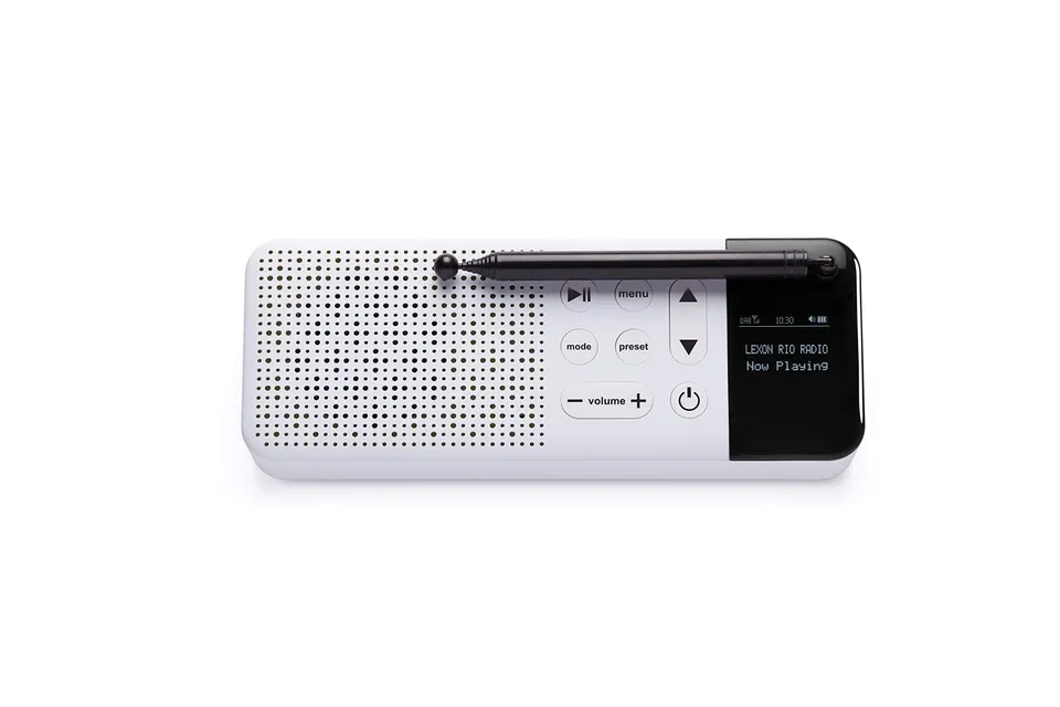 lexon-rio-radio-dab-et-fm-enceinte-bluetooth-3w-blanc image 1