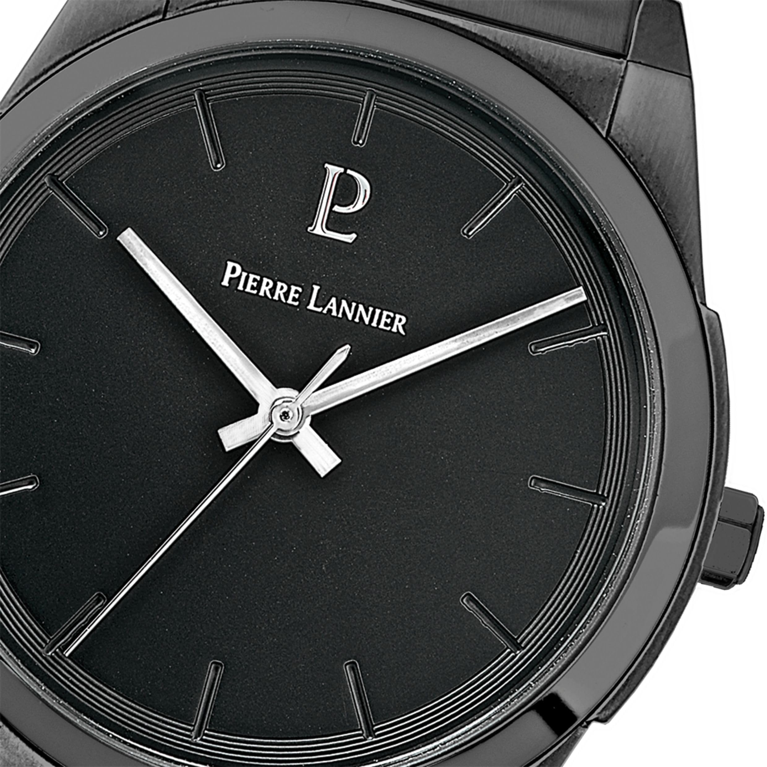 pierre-lannier-candide-noire-38-mm-acier-inoxydable-3-atm-montre-quartz image 3
