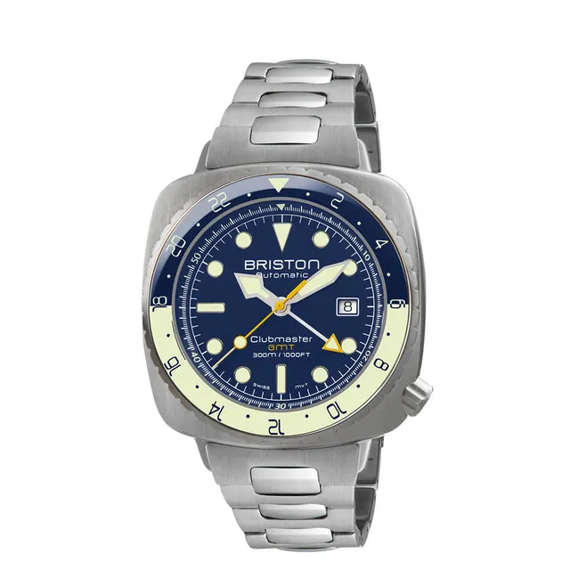 briston-clubmaster-diver-pro-gmt-automatique-44-mm-acier-bleu-marine image 1