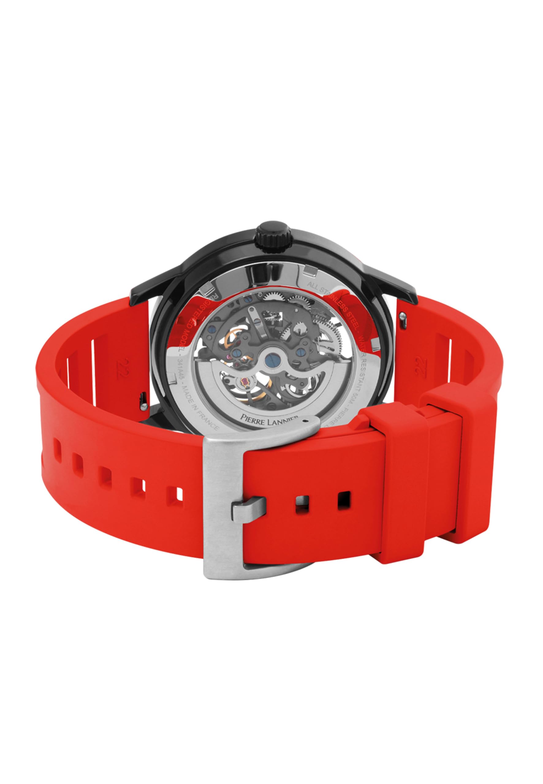 pierre-lannier-paddock-montre-homme-automatique-acier-inoxydable-43-mm-5-atm-2 image 3