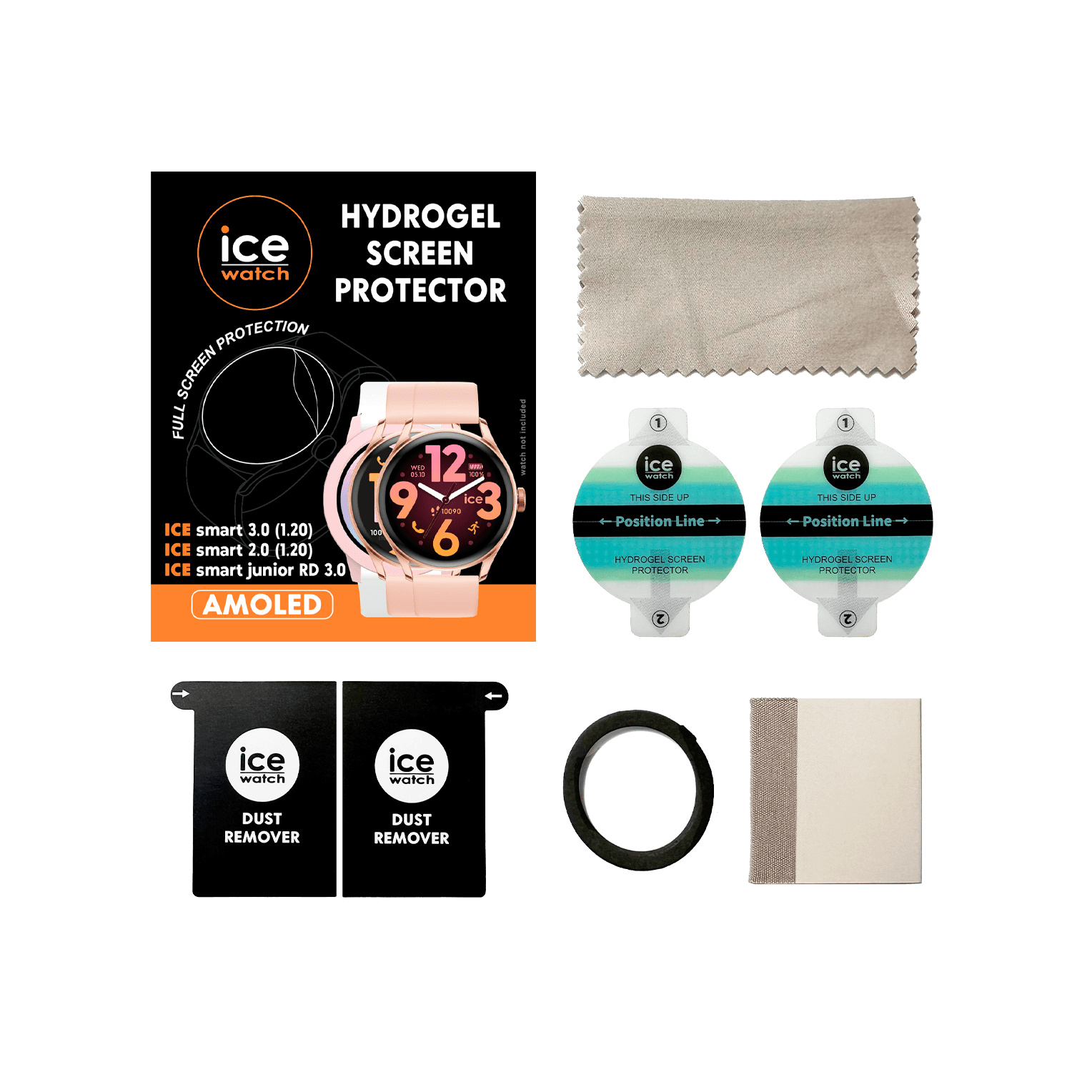 ice-watch-film-protecteur-d-cran-1-20-protection-pour-ice-smart-2-0-ronde image 2