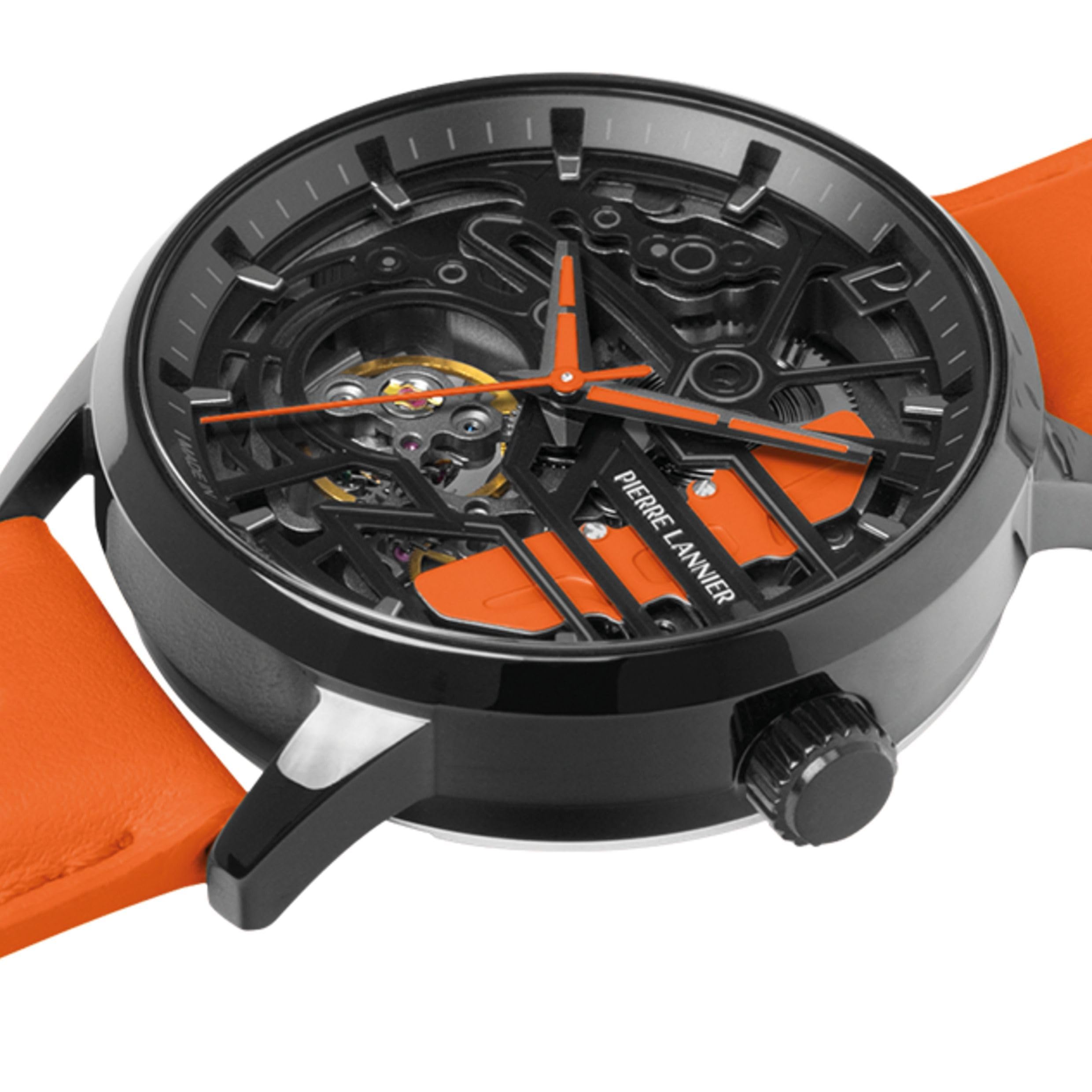 pierre-lannier-paddock-montre-automatique-39-mm-acier-inoxydable image 4