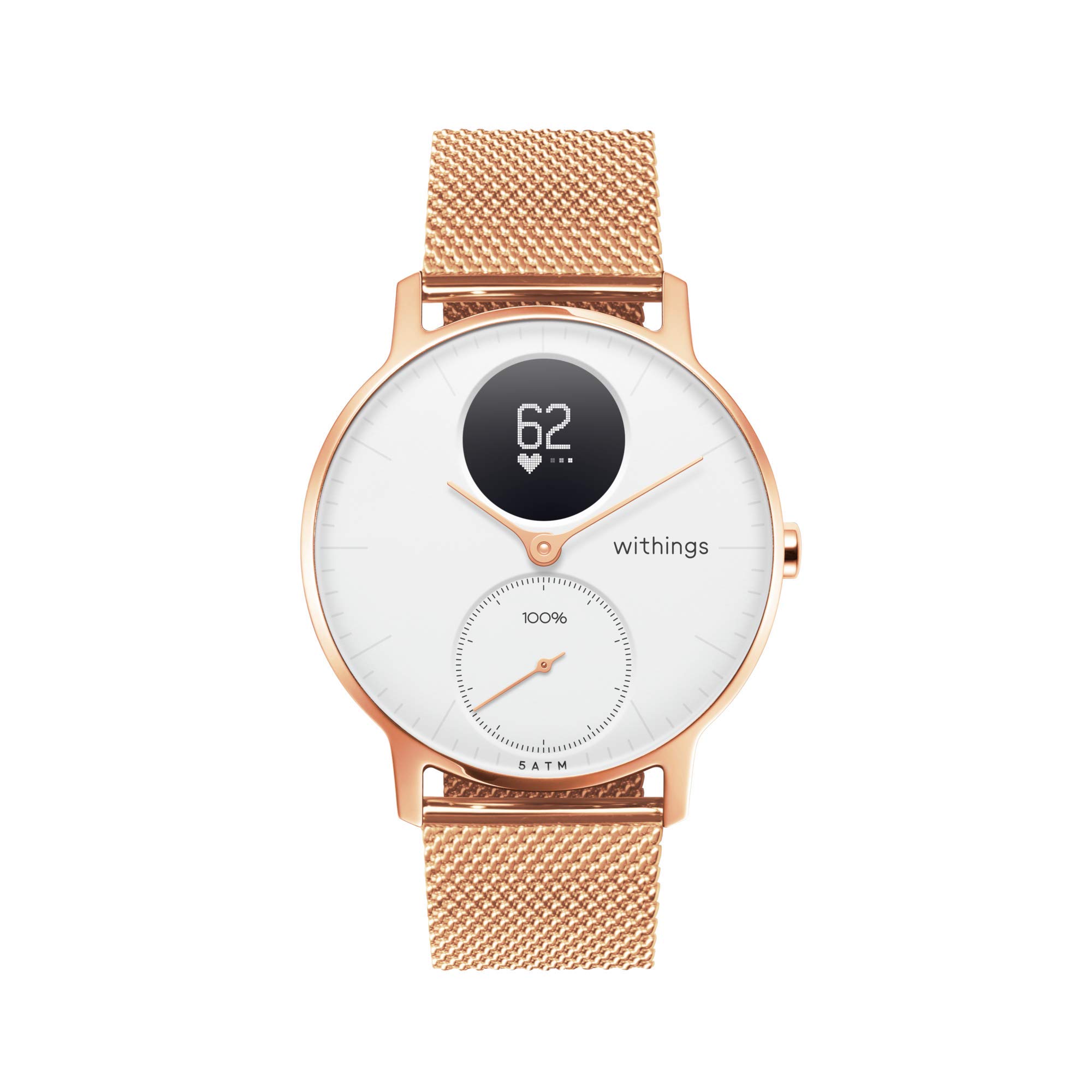 withings-bracelet-milanais-acier-inoxydable-18-20-mm-gris-pour-scanwatch-steel-h image 2