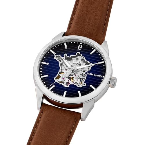 pierre-lannier-monarck-montre-automatique-43-mm-acier-inoxydable image 6
