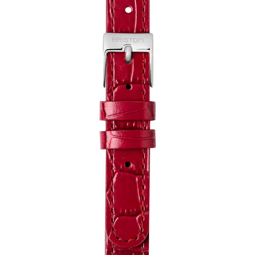 briston-bracelet-cuir-luxury-bordeaux-12-mm-imitation-alligator image 3