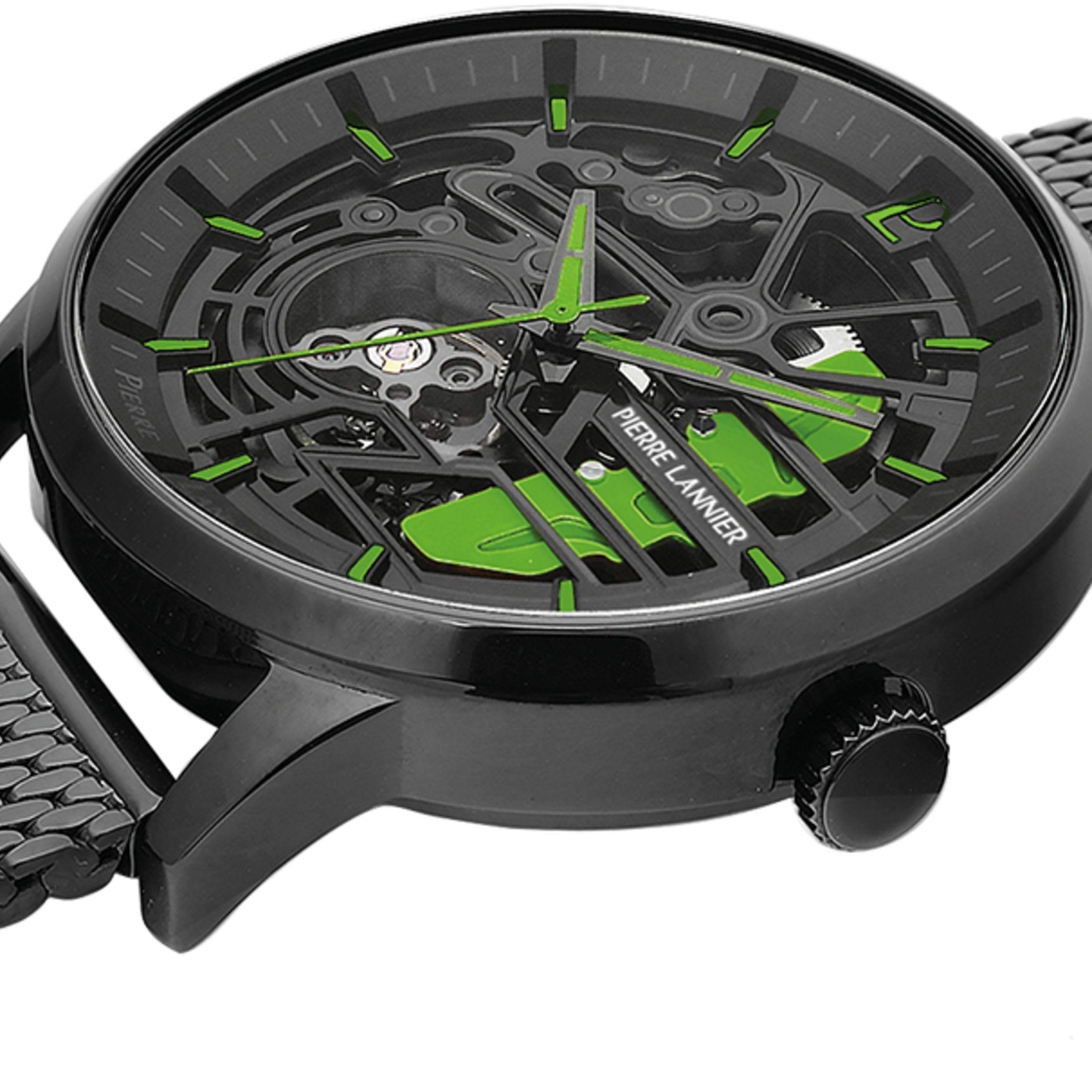 pierre-lannier-paddock-montre-automatique-43-mm-acier-inoxydable-5-atm-6 image 4
