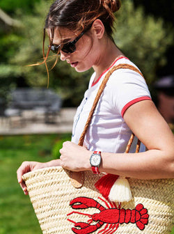 kelton-x-ines-de-la-fressange-paris-grande-colorama-red-pink-montre image 3