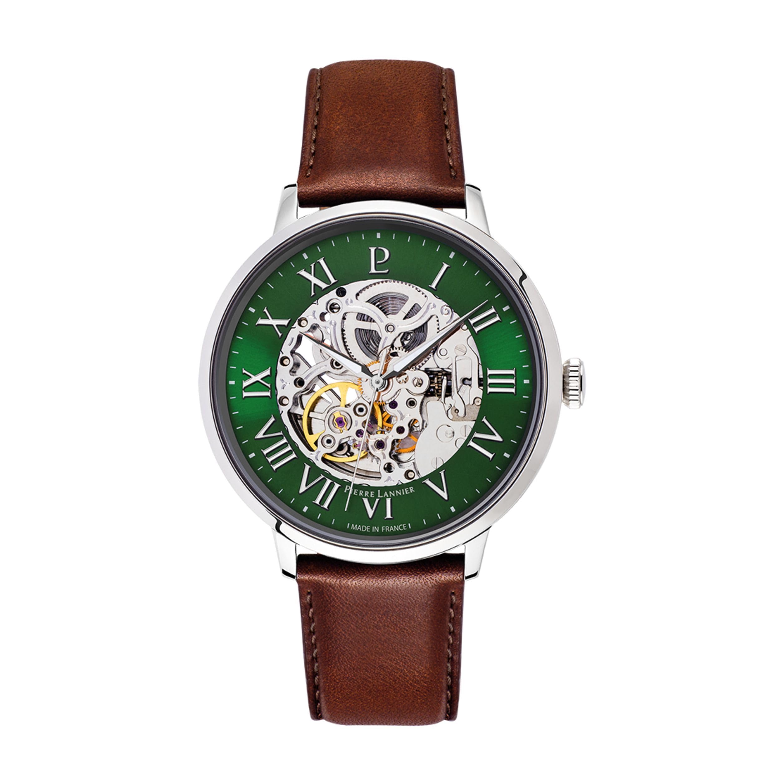 pierre-lannier-automatic-montre-automatique-42-mm-acier-inoxydable-5-atm image 1
