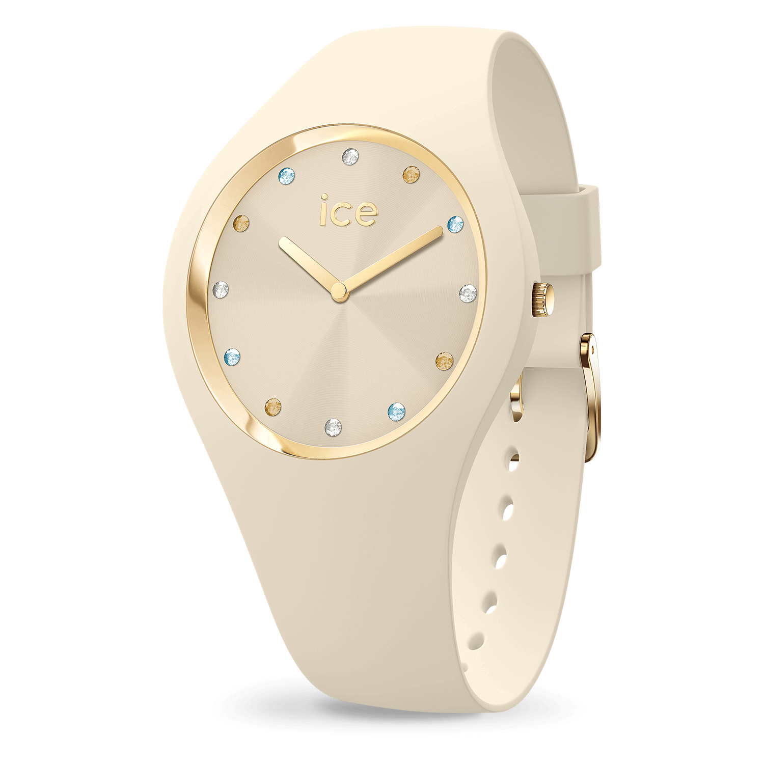ice-watch-ice-cosmos-vanilla-montre-femme-beige-cristaux image 1