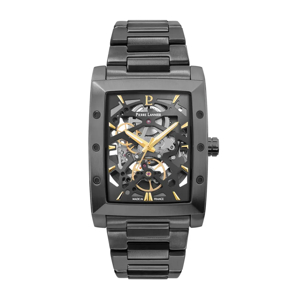 pierre-lannier-hector-montre-automatique-acier-inoxydable-5-atm-2 image 1