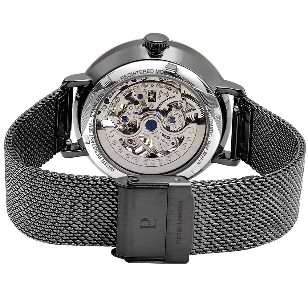 pierre-lannier-c-leste-montre-automatique-37-mm-acier-inoxydable-3-atm image 4