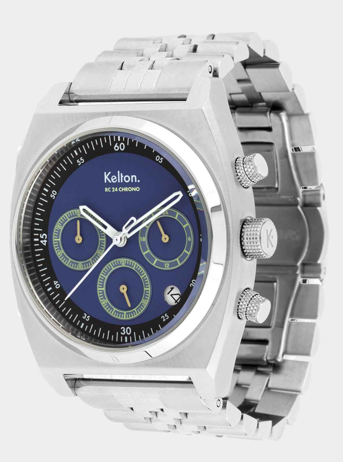 kelton-rc24-chrono-m-ca-quartz-bleu-bracelet-jubilee-acier image 3