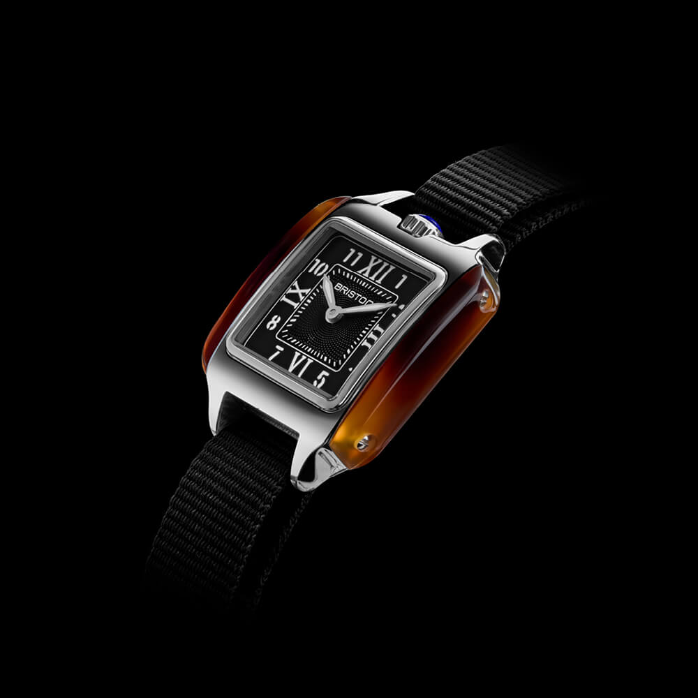 briston-streamliner-kennedy-petite-25-mm-noir-quartz image 3
