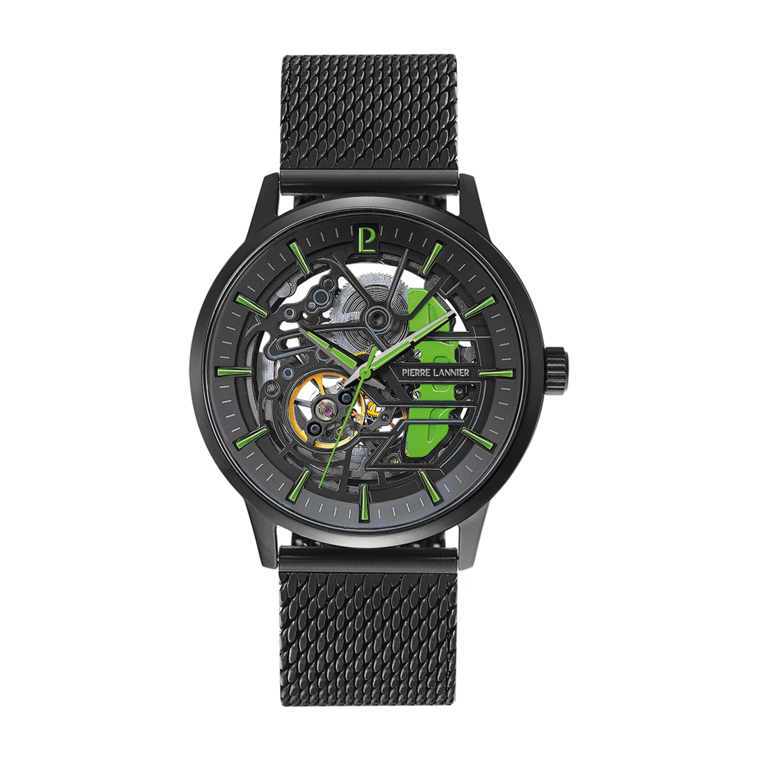 pierre-lannier-paddock-montre-automatique-43-mm-acier-inoxydable-5-atm-6 image 1