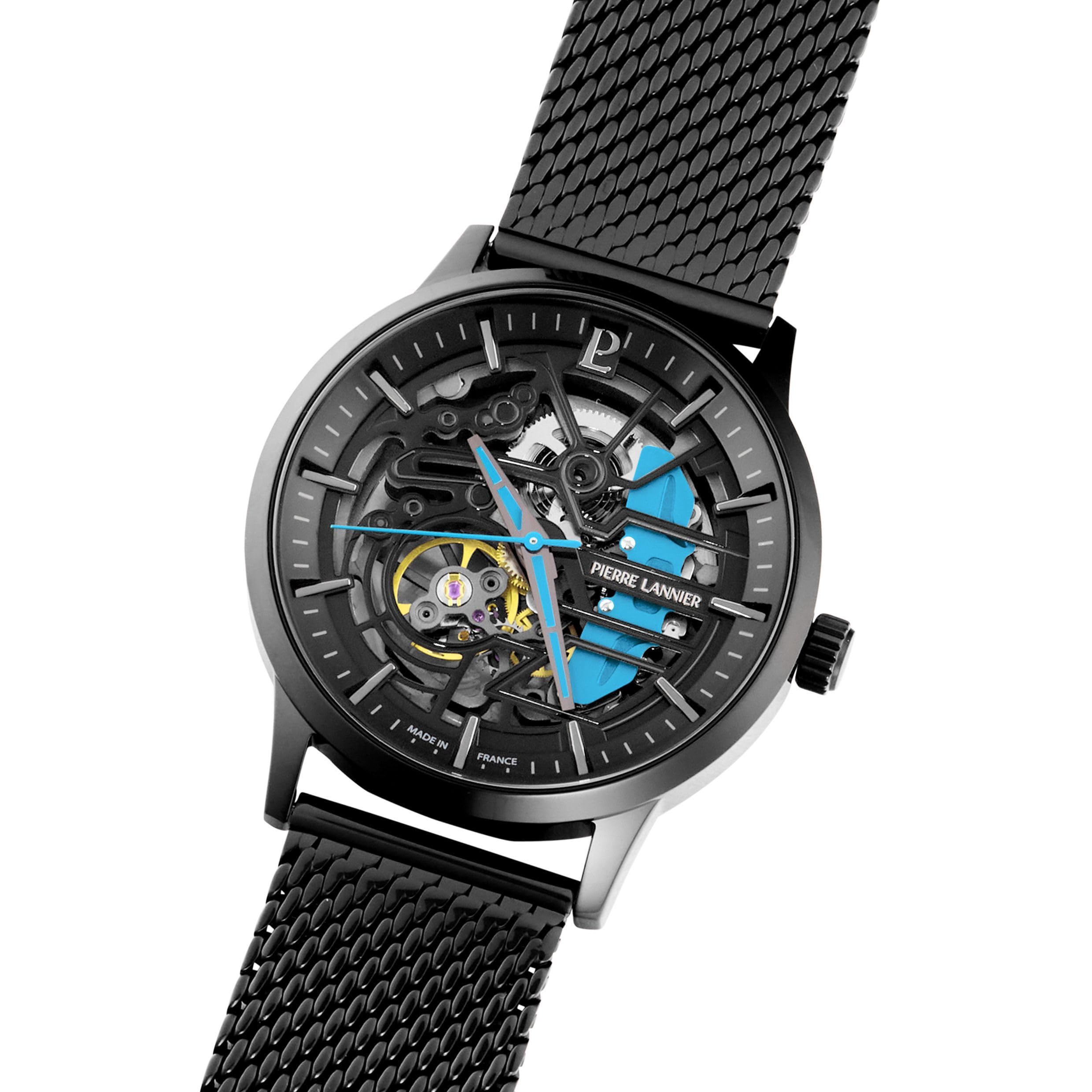 pierre-lannier-paddock-montre-automatique-43-mm-acier-inoxydable-5-atm-7 image 3