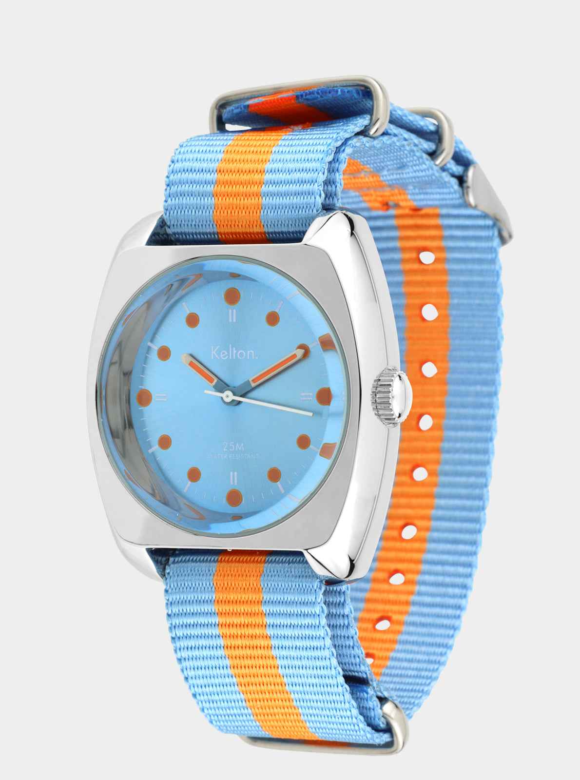 kelton-rc2-bleu-orange-mesh-coffret-montre-bracelet-nato-offert image 4