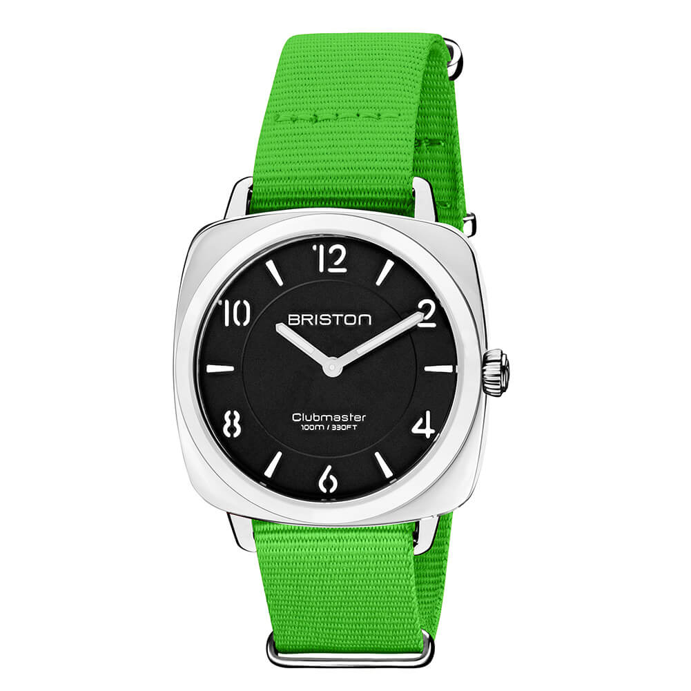 briston-bracelet-type-nato-vert-fluo-18-mm-nylon image 2