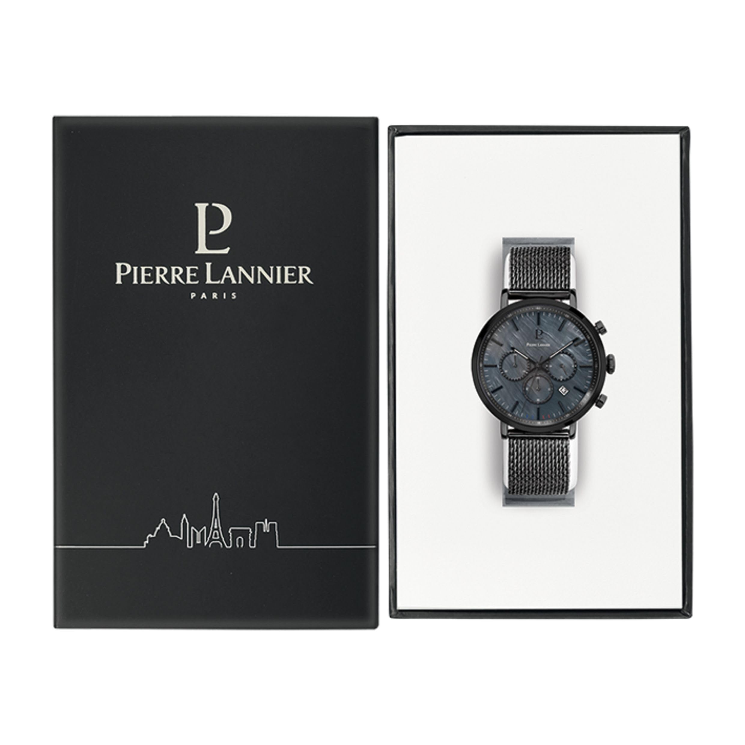 pierre-lannier-chronographe-baron-43-mm-acier-inoxydable-5-atm-montre-quartz image 5