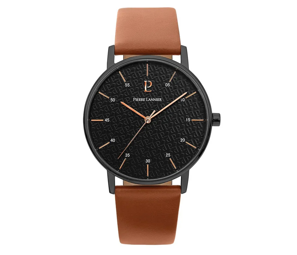 pierre-lannier-elegance-style-203f434-montre-homme-39-mm-marron image 1