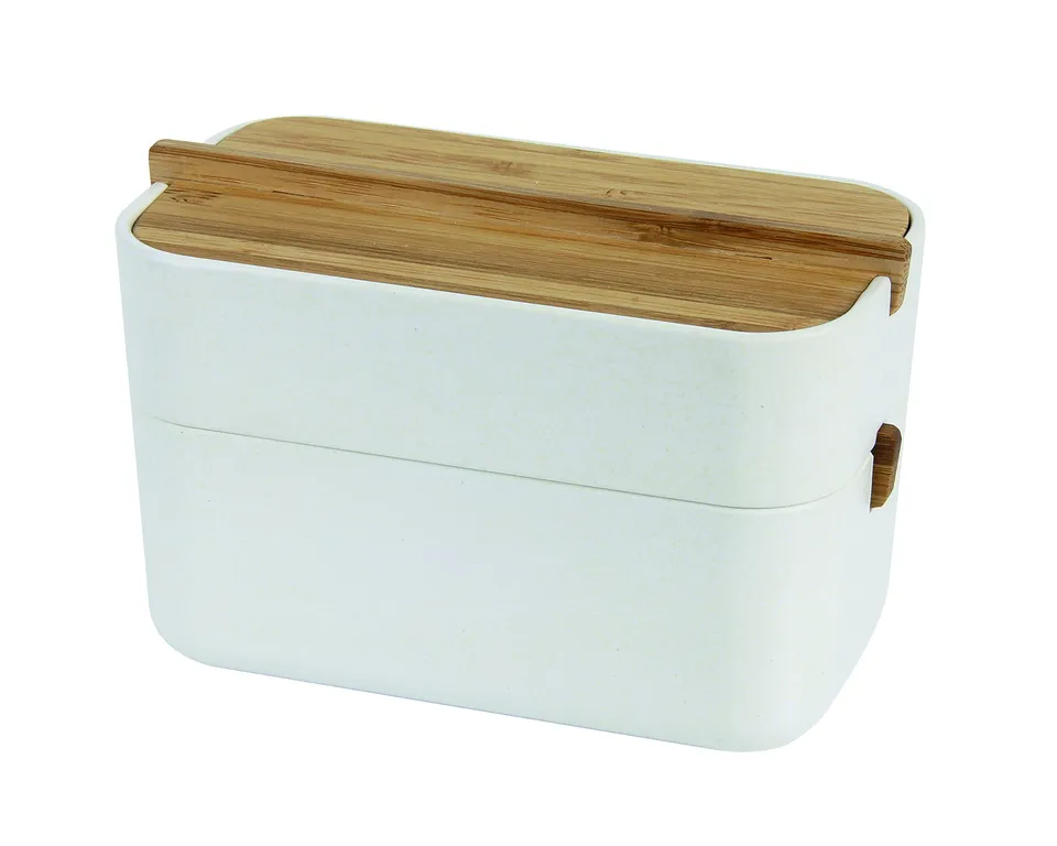 lexon-lh42n-bo-te-salle-de-bain-bambou-blanc-15-4-cm image 1