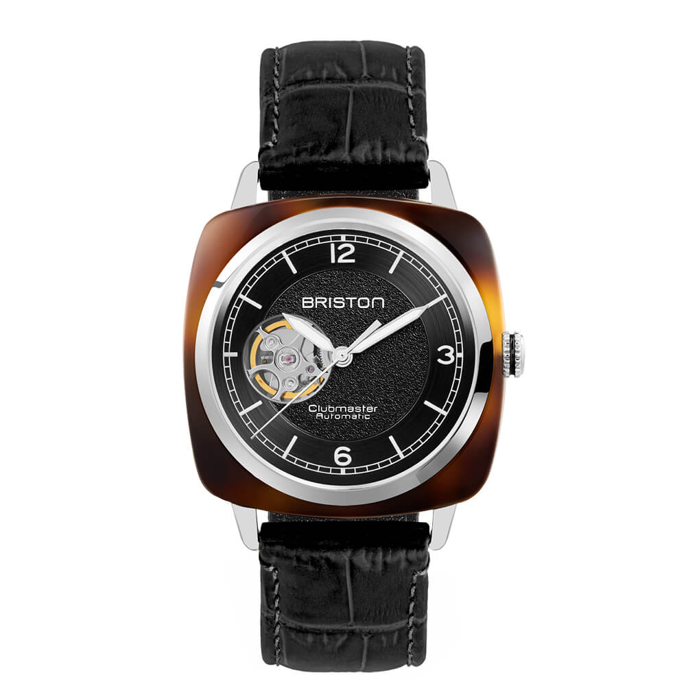 briston-clubmaster-legend-classic-open-montre-automatique-39-mm-noire image 1