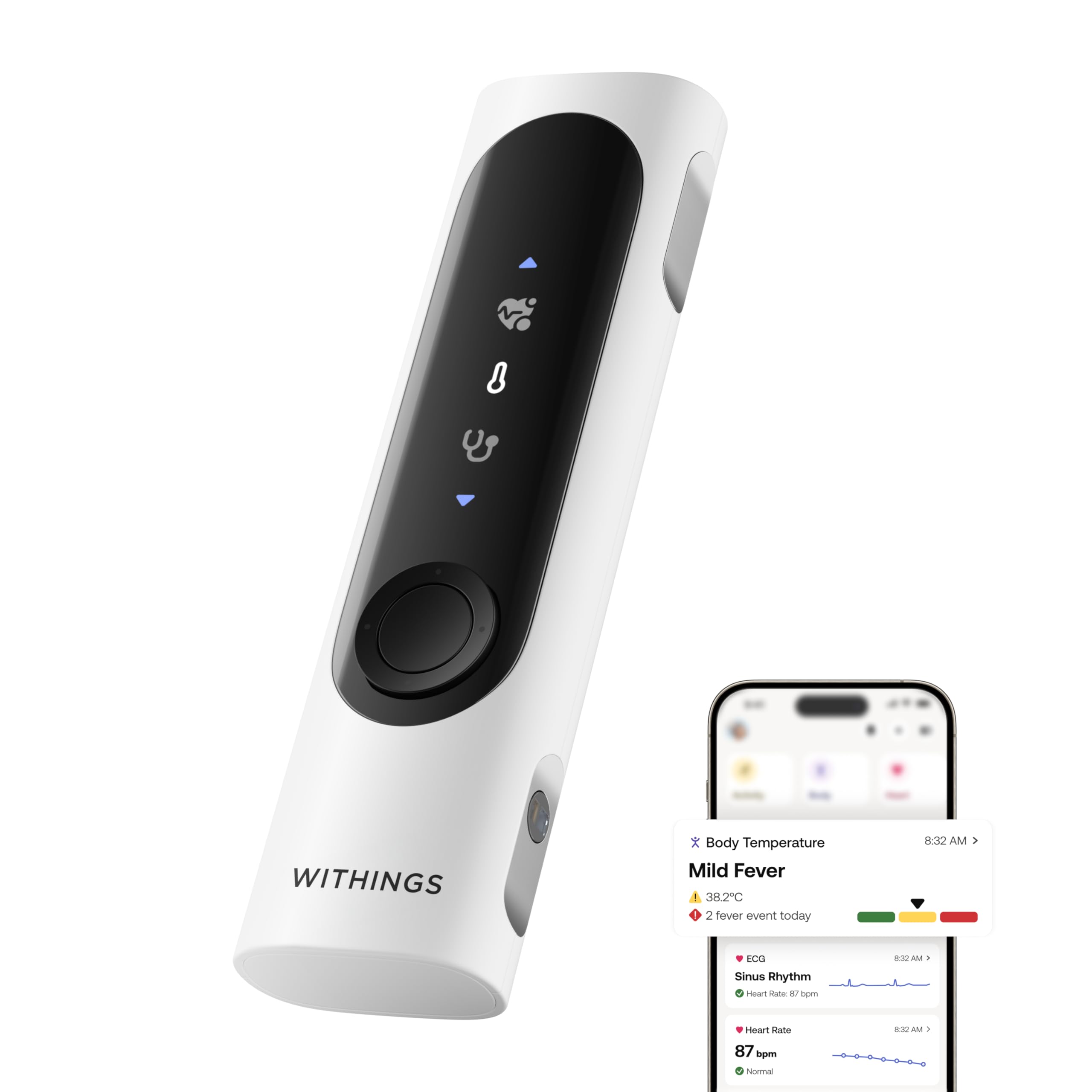 withings-beamo-thermom-tre-connect-multiscan-4-en-1-ecg-oxym-tre-st-thoscope image 1