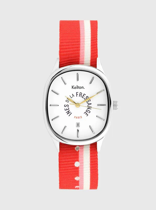kelton-x-ines-de-la-fressange-paris-grande-colorama-red-pink-montre image 1