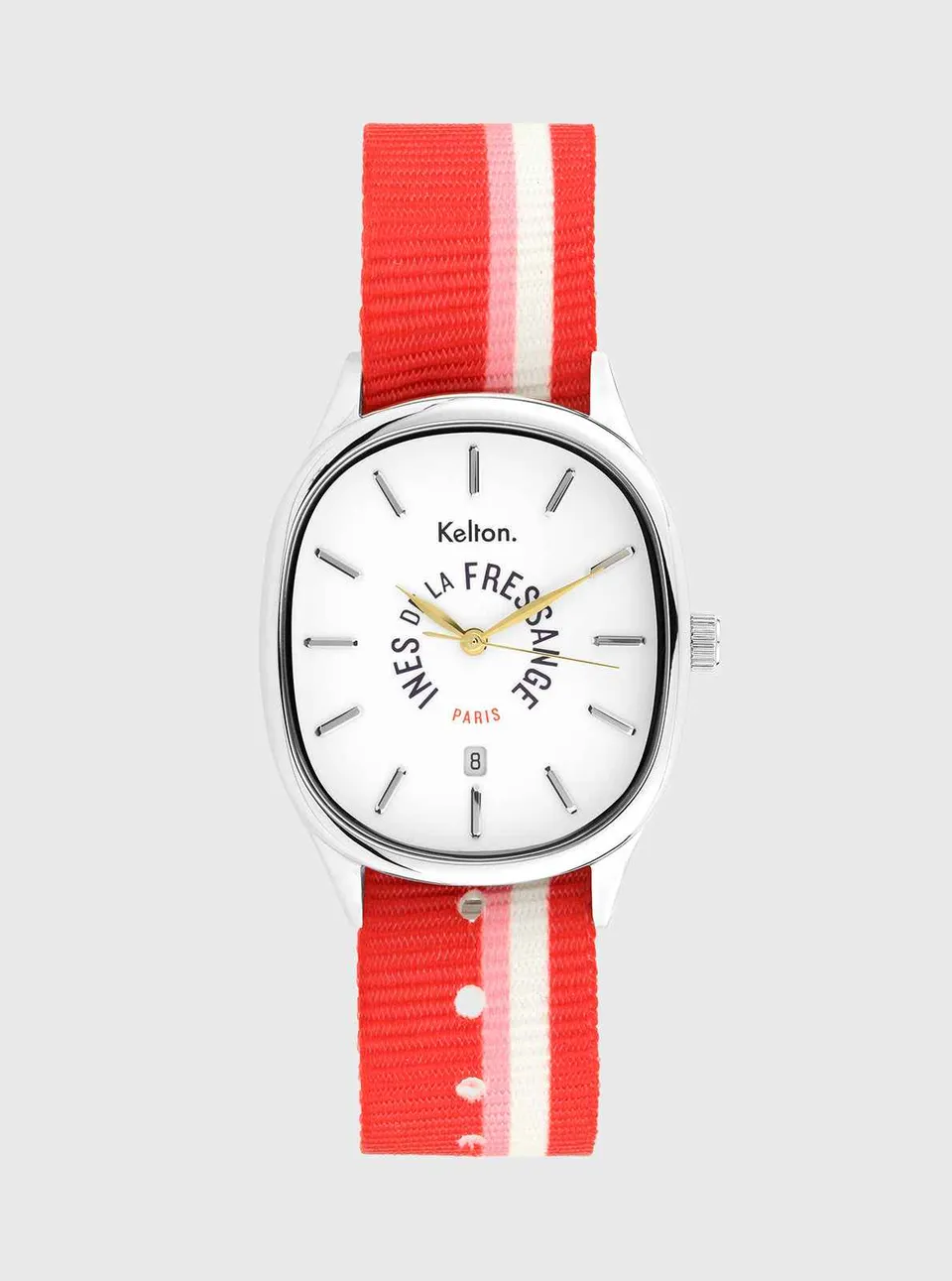 kelton-x-ines-de-la-fressange-paris-grande-colorama-red-pink-montre image 1