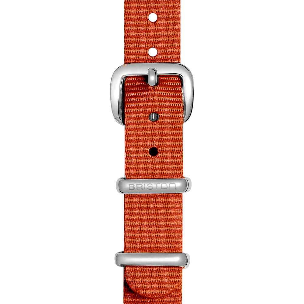 briston-bracelet-nato-nylon-12-mm-marron-clubmaster-lady image 4