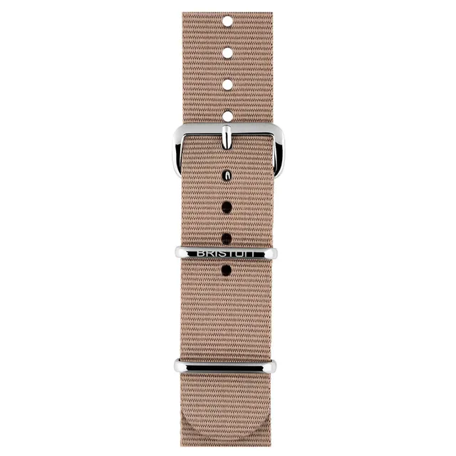 briston-bracelet-type-nato-gris-taupe-20-mm image 1