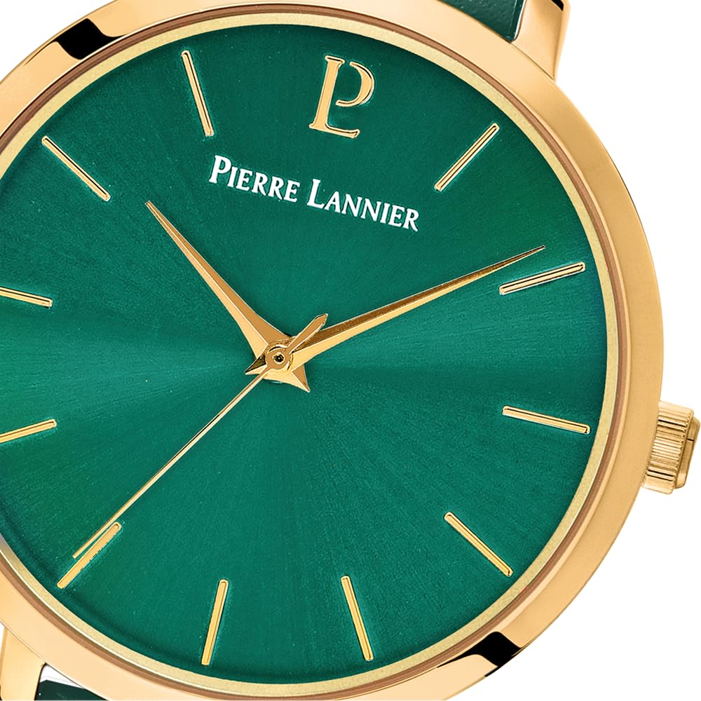 pierre-lannier-038j577-montre-femme-quartz-bracelet-vert image 4