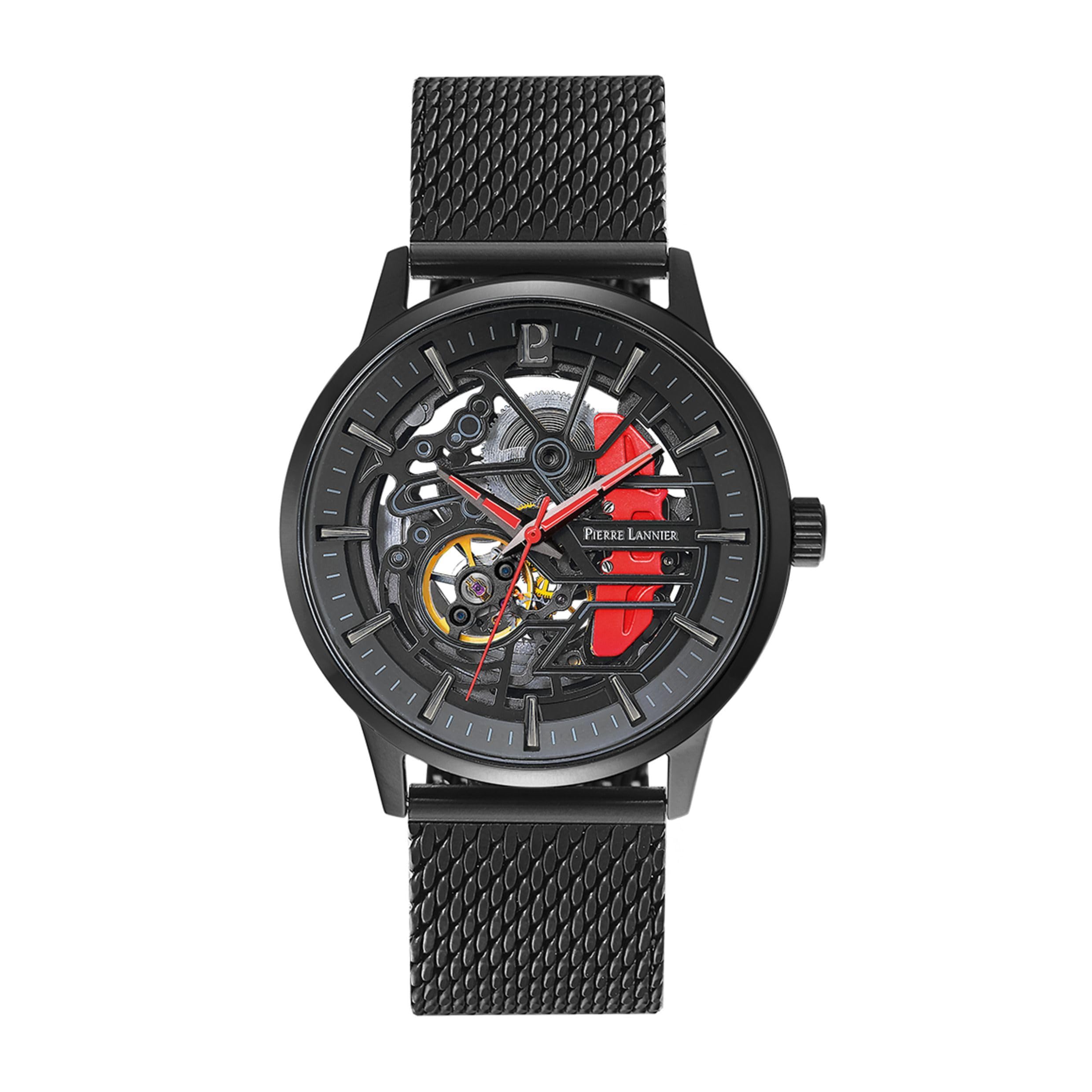 pierre-lannier-paddock-montre-automatique-homme-43-mm-acier-inoxydable-5-atm image 2