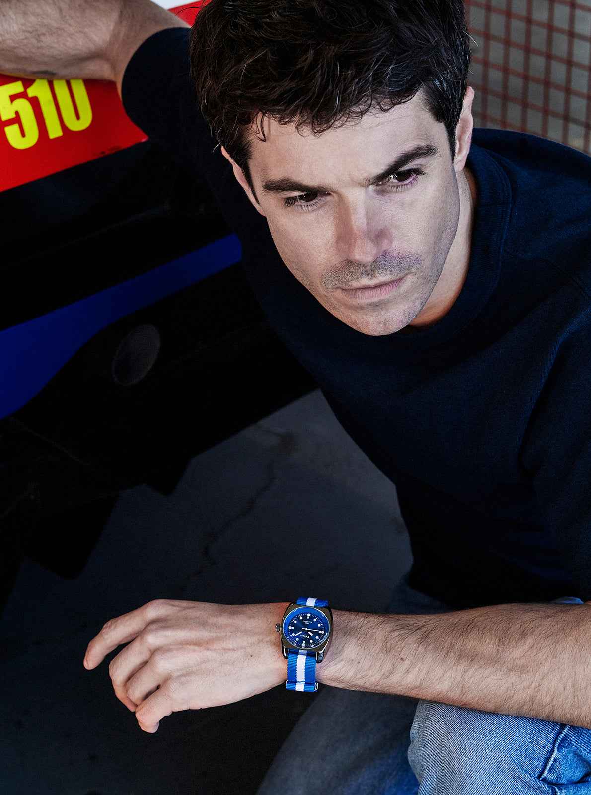 montre-kelton-rc2-nato-bleu-blanc-guardsman-blue-quartz image 3