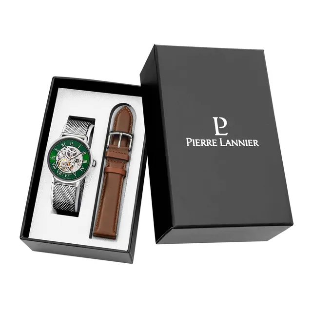 pierre-lannier-automatic-montre-automatique-homme-42-mm-acier-inoxydable-5-atm image 1