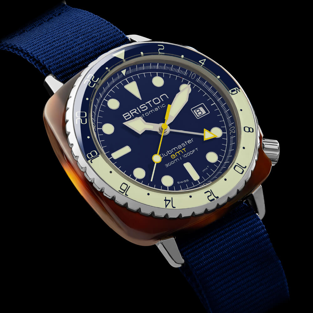 briston-clubmaster-diver-pro-gmt-bleu-marine-44-mm-automatic image 3