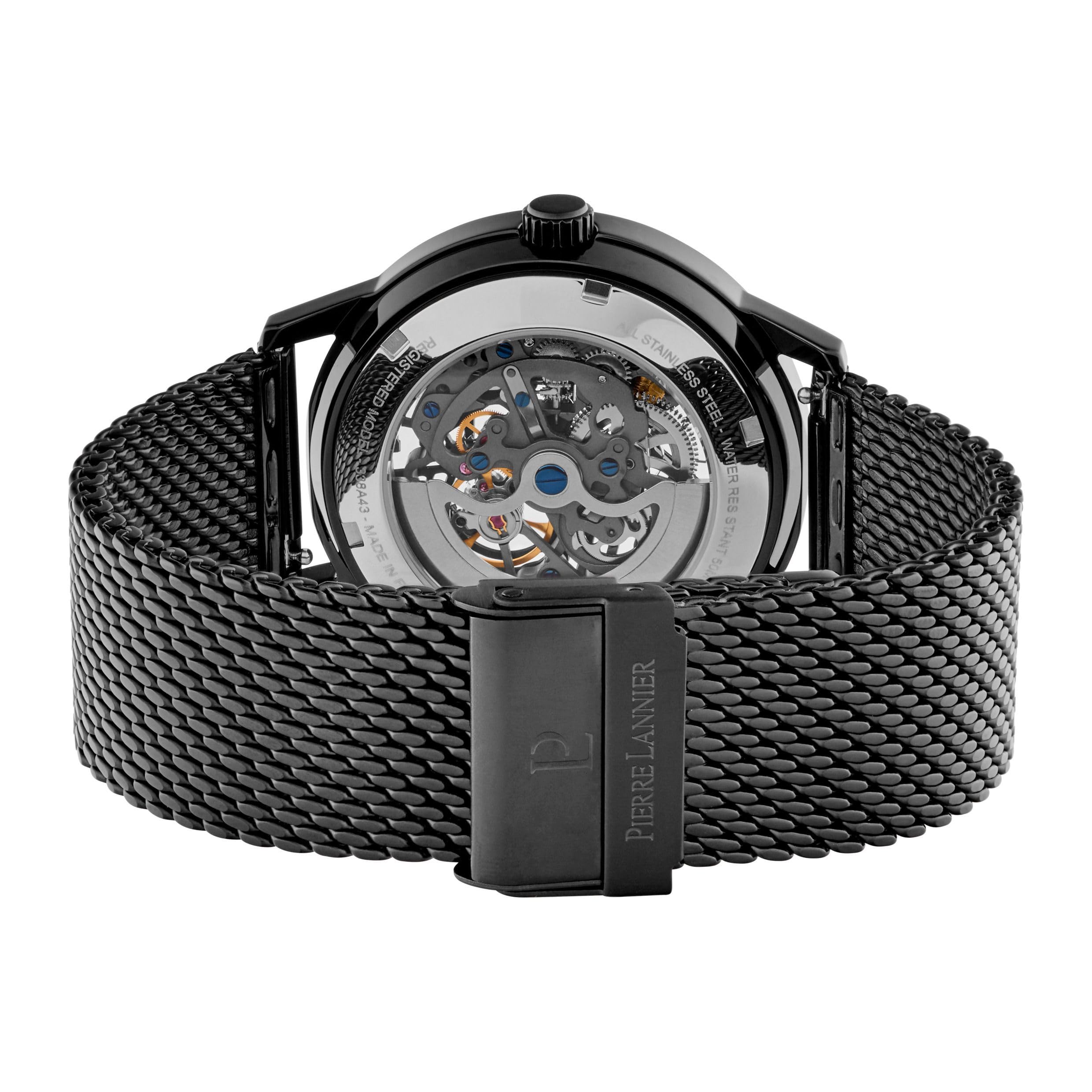 pierre-lannier-paddock-montre-automatique-acier-43-mm-5-atm image 4