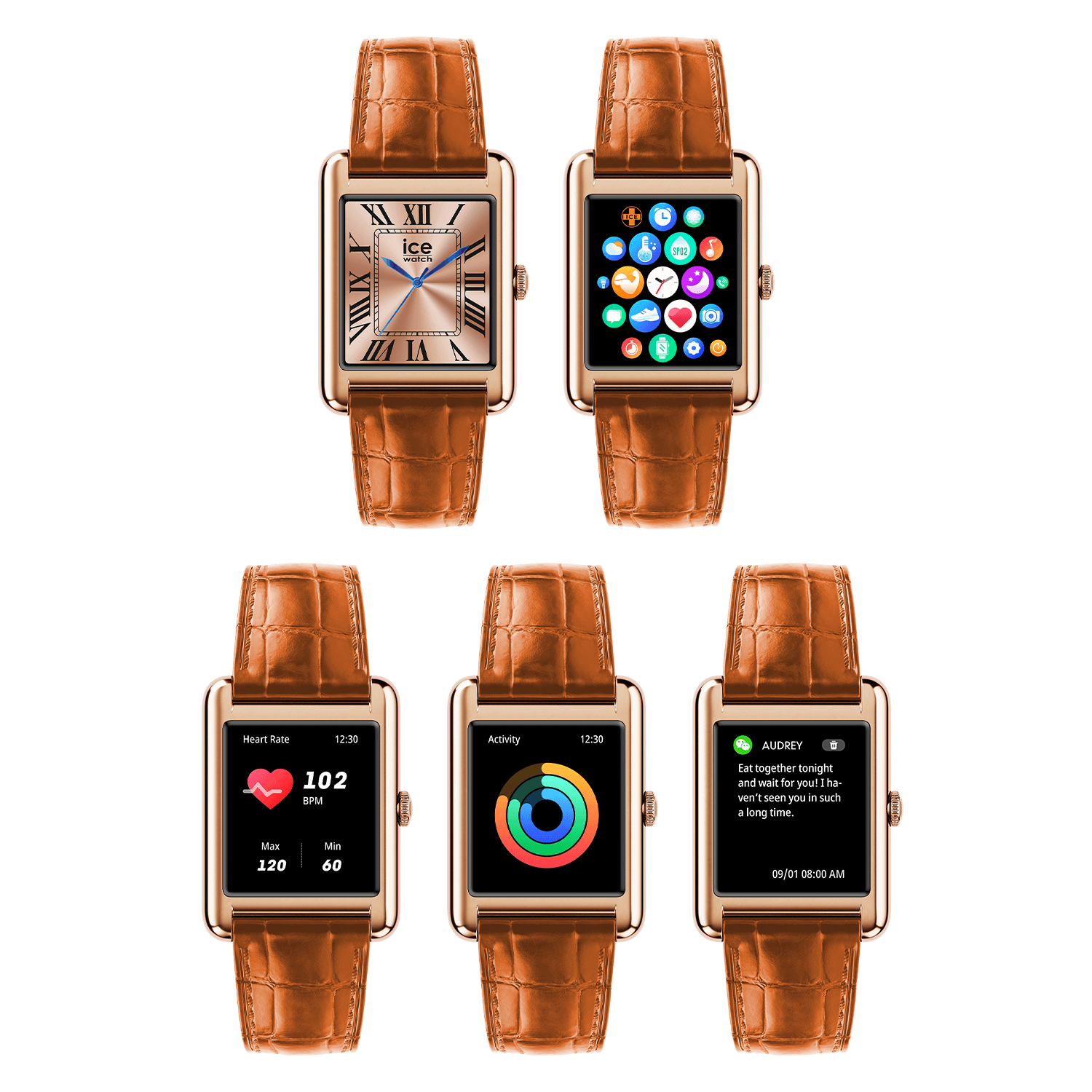 ice-watch-ice-smart-tks-2-0-rectangulaire-1-41-rose-gold-cognac-montre-connect-e image 5
