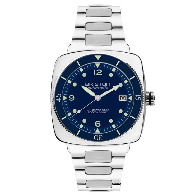 briston-clubmaster-legend-diver-montre-automatique-40-mm-acier-bleu-marine image 1