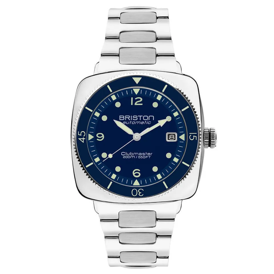 briston-clubmaster-legend-diver-montre-automatique-40-mm-acier-bleu-marine image 1