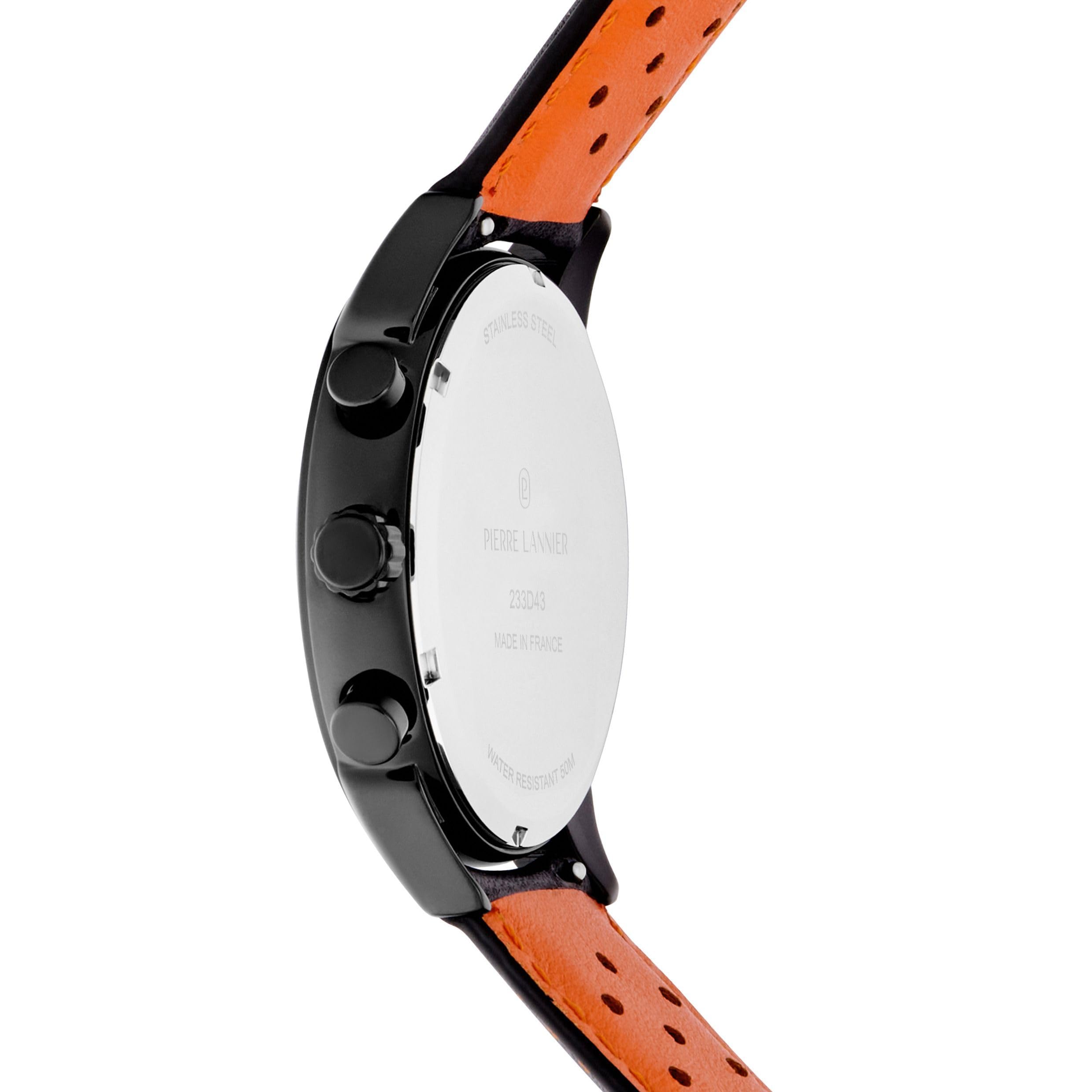 pierre-lannier-monarck-chronographe-quartz-43-mm-acier-inoxydable-5-atm image 2