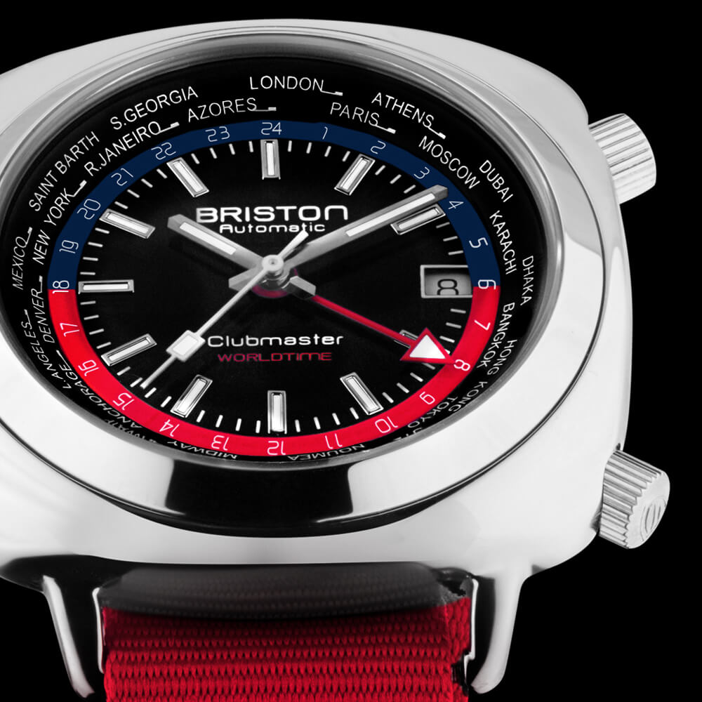 briston-clubmaster-traveler-worldtime-automatique-42-mm-acier-rouge image 3