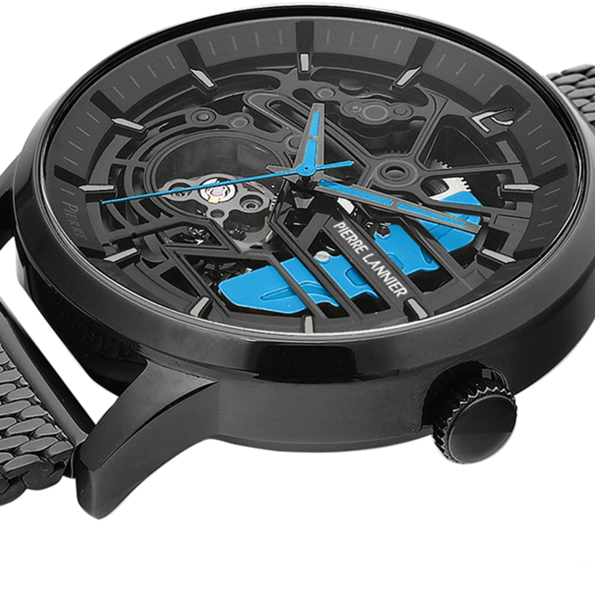 pierre-lannier-paddock-montre-automatique-43-mm-acier-inoxydable-5-atm-7 image 4