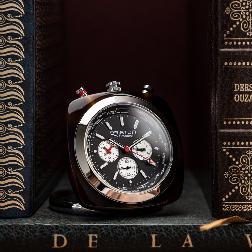 briston-clubmaster-travel-clock-r-veil-de-voyage-50-mm-noir image 2