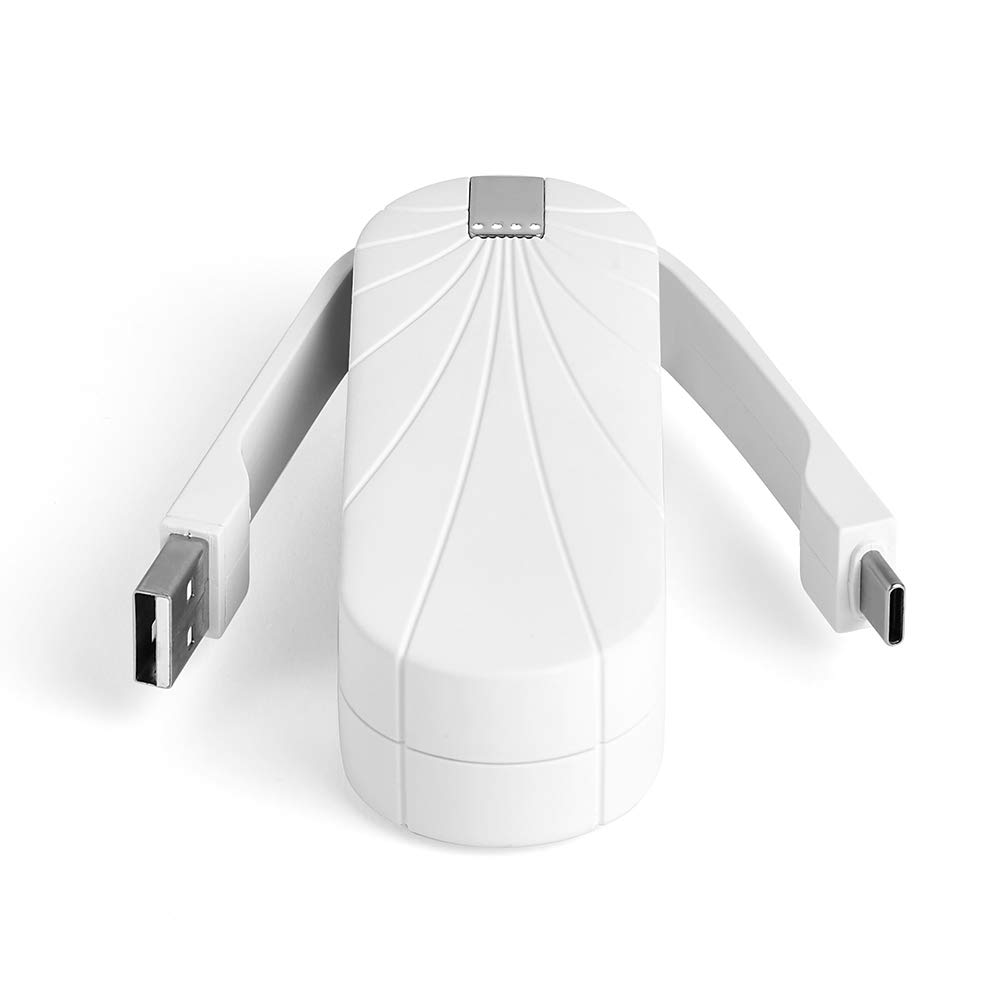lexon-bali-powerbank-3000-mah-blanche-c-bles-int-gr-s-usb-c-usb image 2