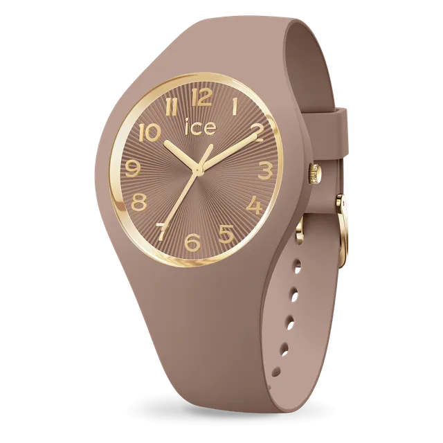 ice-watch-ice-champagne-mocha-dor-montre-femme-minimaliste image 1