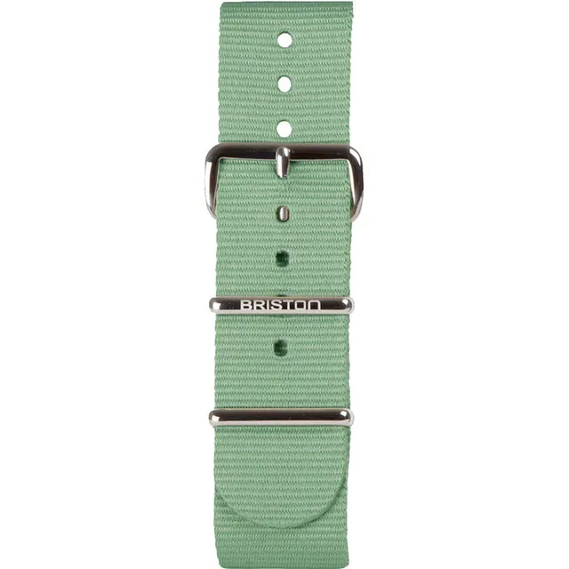 briston-bracelet-nato-20-mm-vert-d-eau-nylon image 1