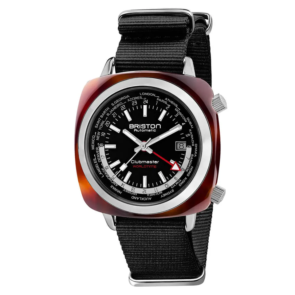 briston-clubmaster-traveler-worldtime-montre-automatique-gmt-42-mm-noir image 1