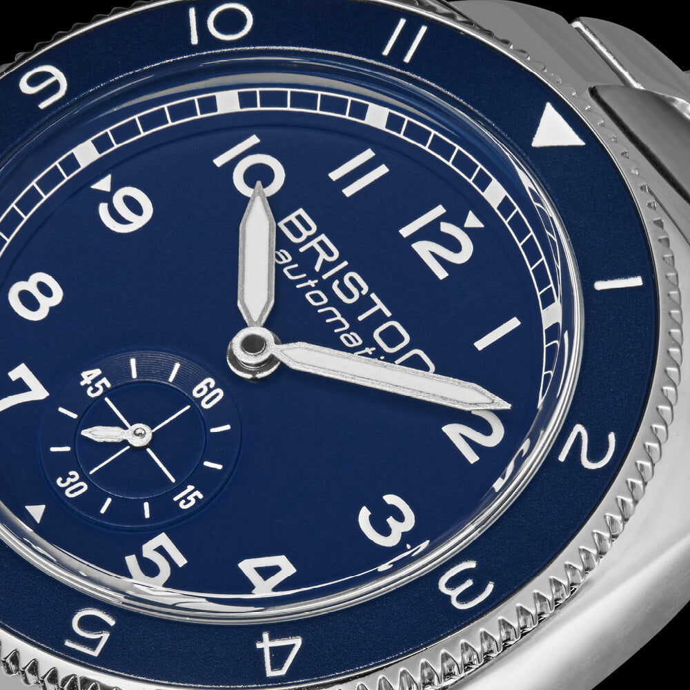 briston-clubmaster-legend-petite-seconde-automatique-39-mm-acier-bleu-fkm image 4