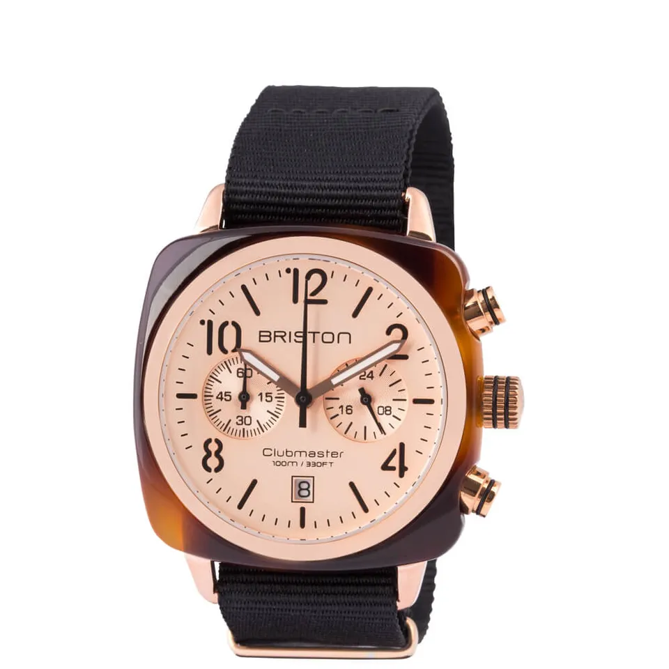 briston-clubmaster-classic-chronographe-40-mm-gold-or-rose image 1